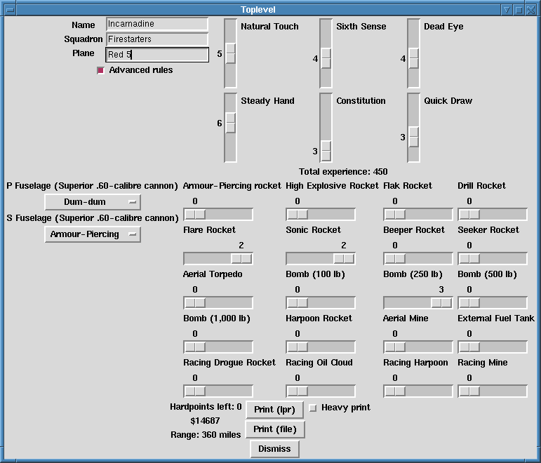 aircraft arming screenshot